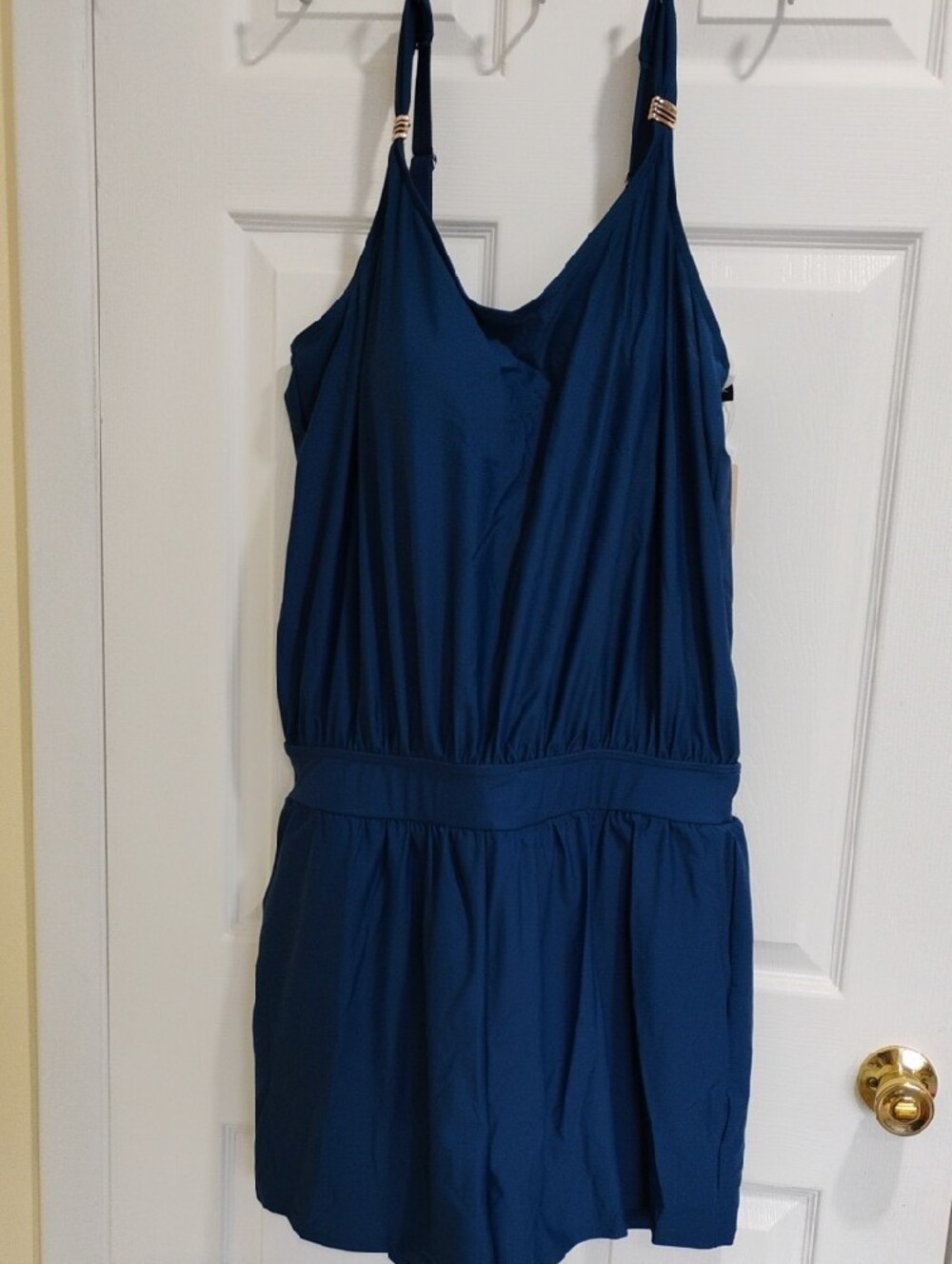 Women’s Blue Swim Romper